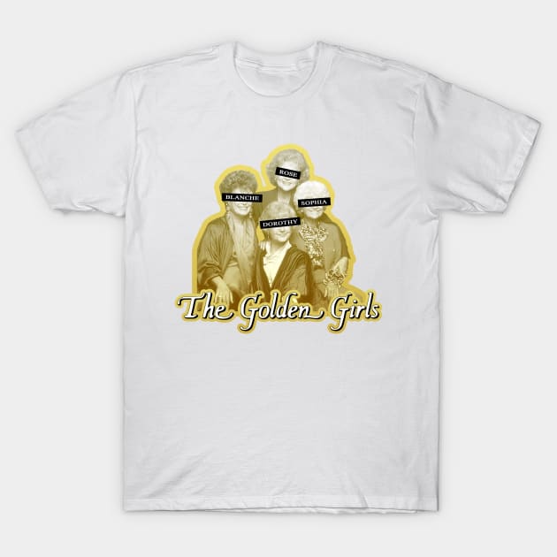 The Golden Girls T-Shirt by dumbvaporwave